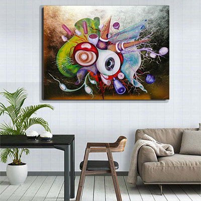Big Bang painting - the explosion of life